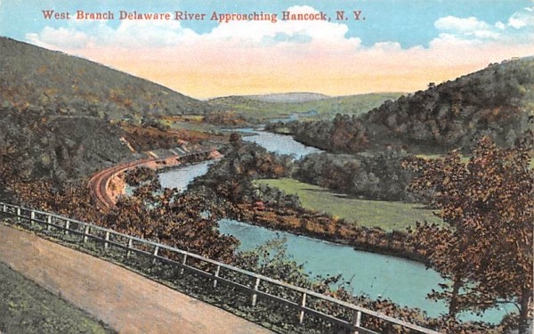 West Branch Hancock, New York Postcard