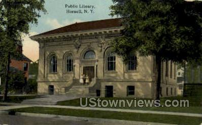Public Library - Hornell, New York NY Postcard