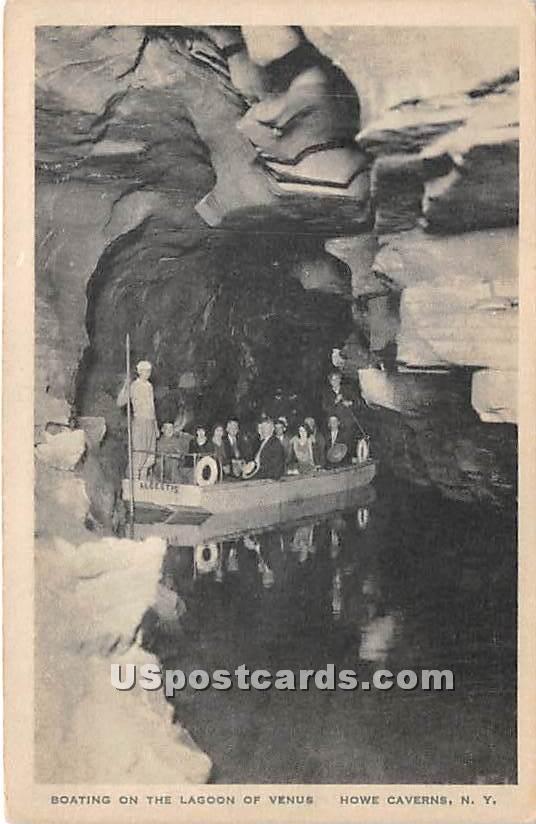 Lagoon of Venus - Howe Caverns, New York NY Postcard