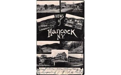 Views of Hancock New York Postcard