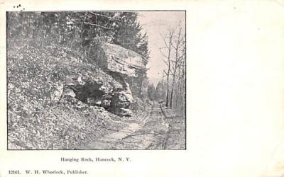 Hanging Rock Hancock, New York Postcard