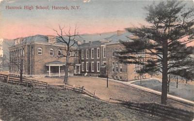 Hancock High School New York Postcard