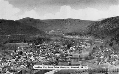 Looking East from Point Mountain Hancock, New York Postcard