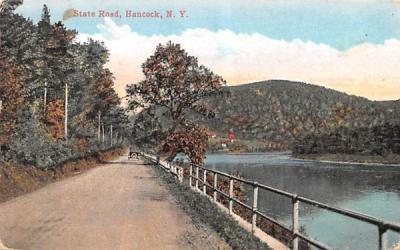 State Road Hancock, New York Postcard