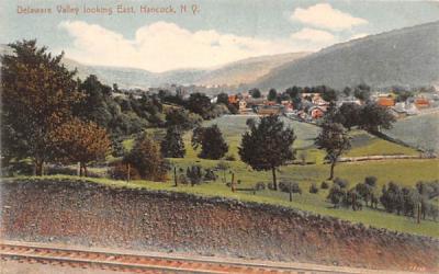 Delaware Valley looking East Hancock, New York Postcard