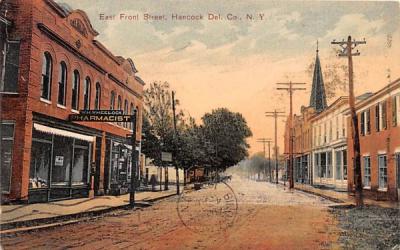 East Front Street Hancock, New York Postcard