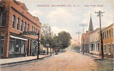 East Front Street Hancock, New York Postcard