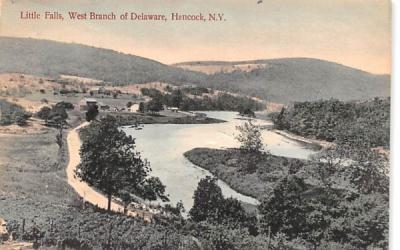 Little Falls Hancock, New York Postcard