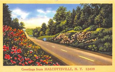 Greetings from Halcottville, New York Postcard