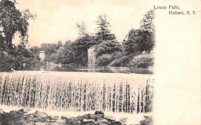 Lower Falls Hobart, New York Postcard