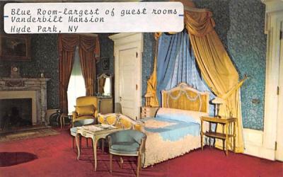 Blue Room Hyde Park, New York Postcard