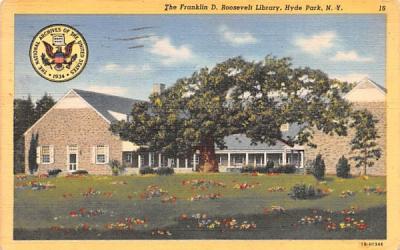Franklin D Roosevelt Hyde Park, New York Postcard
