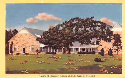 Franklin D Roosevelt Library Hyde Park, New York Postcard