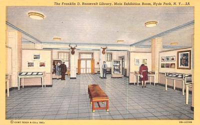 Franklin D Roosevelt Library Hyde Park, New York Postcard