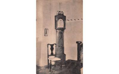 Clock with wooden works Hamptonburgh, New York Postcard