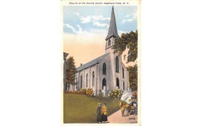 Church of the Sacred Heart Highland Falls, New York Postcard
