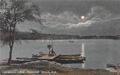 Cromwell Lake Highland Mills, New York Postcard
