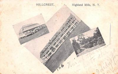 Hillcrest Hall Highland Mills, New York Postcard
