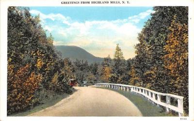 Greetings from Highland Mills, New York Postcard