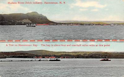 Hudson River Haverstraw, New York Postcard