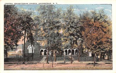 Central Presbyterian Church Haverstraw, New York Postcard