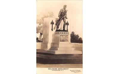 Soldiers' Monument Haverstraw, New York Postcard