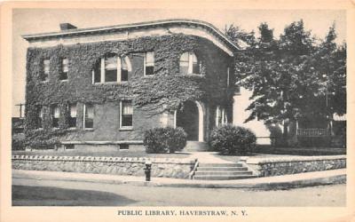Public Library Haverstraw, New York Postcard