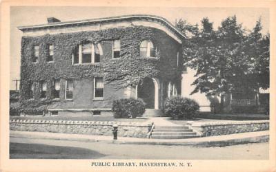 Public Library Haverstraw, New York Postcard