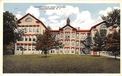 Haverstraw High School New York Postcard