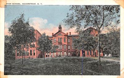 High School Haverstraw, New York Postcard