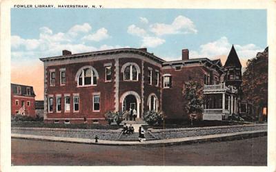 Fowler Library Haverstraw, New York Postcard