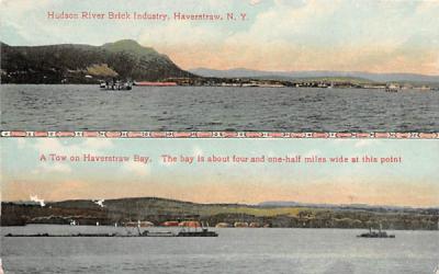 Hudson River Haverstraw, New York Postcard