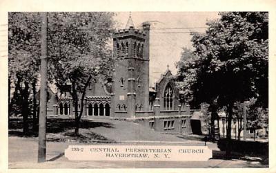Central Presbyterian Church Haverstraw, New York Postcard