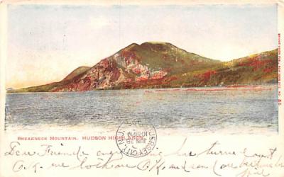 Breakneck Mountain Hudson River, New York Postcard