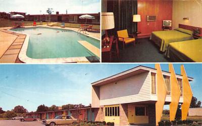 Anzor Motel Highland, New York Postcard