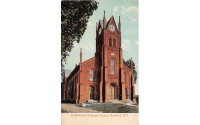 First Methodist Episcopal Church Highland, New York Postcard