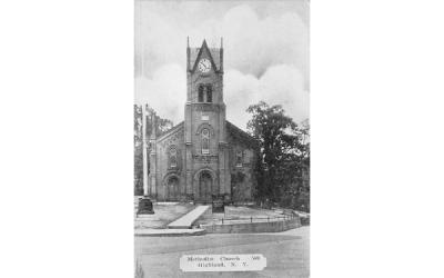 Methodist Church Highland, New York Postcard