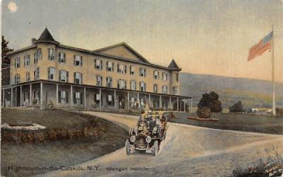 Weingart Institute Highmount, New York Postcard