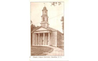 Chapel Hamilton, New York Postcard