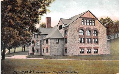 Gymnasium Hamilton, New York Postcard