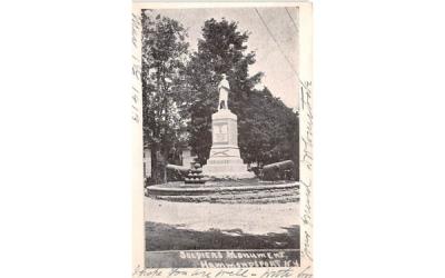 Soldiers Monument Hammondsport, New York Postcard
