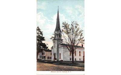 Methodist Church Hartwick, New York Postcard