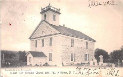 Fort Herkimer Church New York Postcard