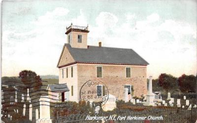 Fort Herkimer Church New York Postcard