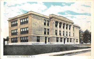 High School Herkimer, New York Postcard