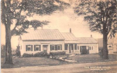 Hastings House Homer, New York Postcard