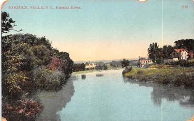 Hoosick River Hoosick Falls, New York Postcard