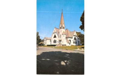 First Baptist Church Hoosick Falls, New York Postcard