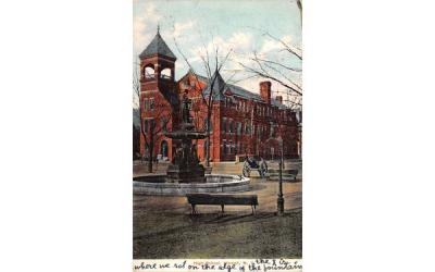 High School Hornell, New York Postcard