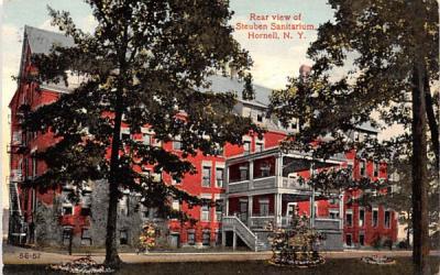 Steuben Sanitarium Hornell, New York Postcard